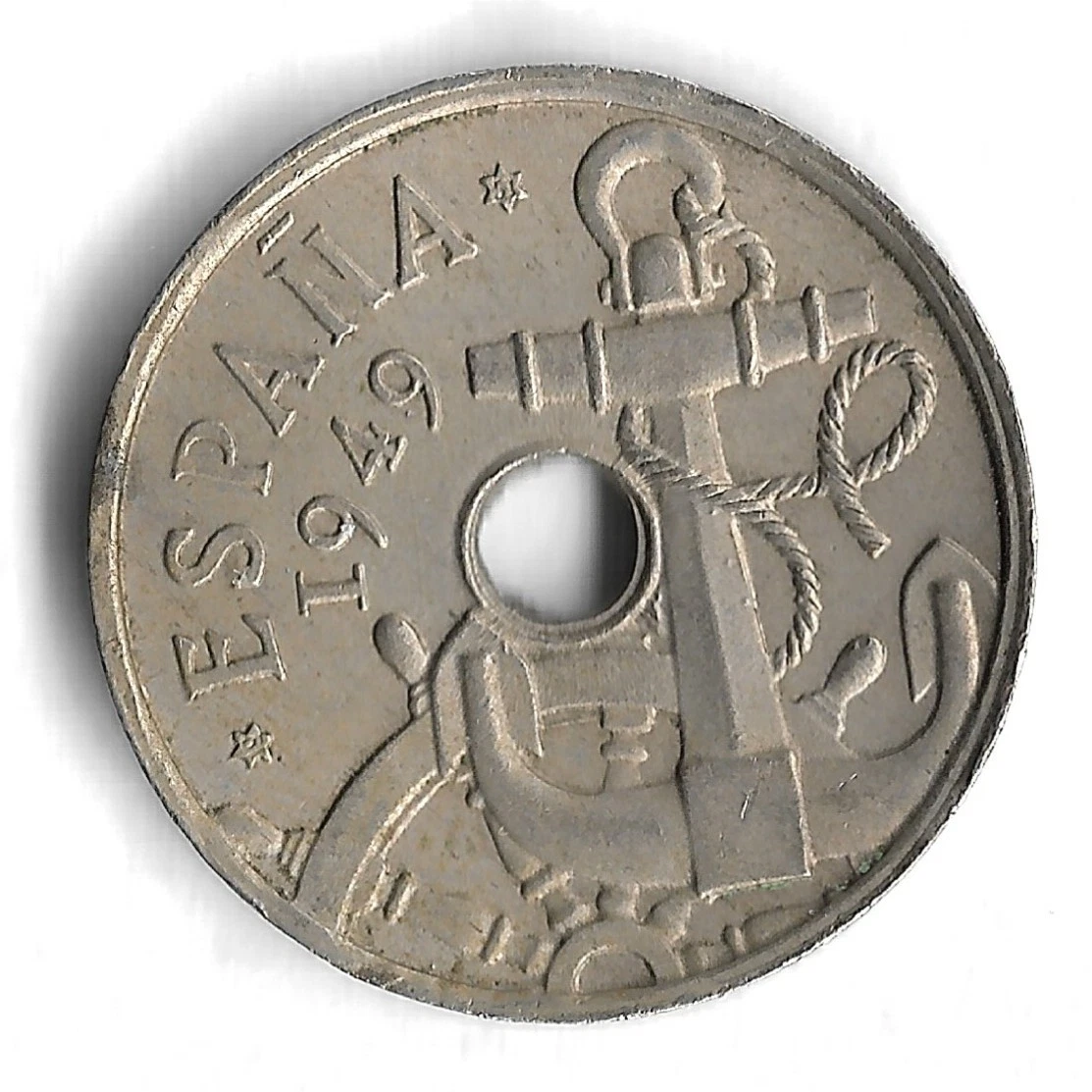 1949 年西班牙硬币| eBay