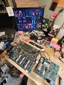 MORTAL KOMBAT 2 PLUS + PCB JAMMA ARCADE BOARD 8 MEGABYTE SET WORKING!!! MIDWAY 