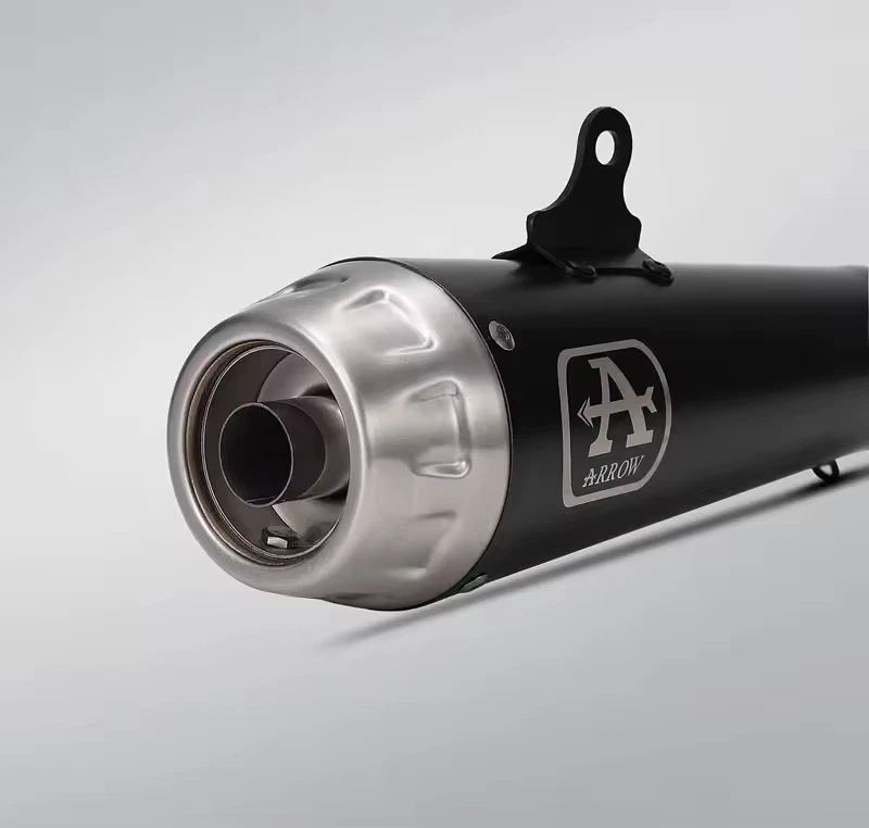 Terminale Scarico ARROW nero con DB Killer in inox - 51mm - Image 2 of 4