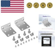 Rack Mount Kit for Ubiquiti Switch, 1U Rack Ears for Ubiquiti 16/24/48 Series...