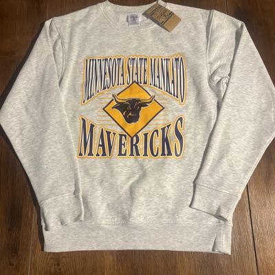 #ad #ad Minnesota State Mankato Mavericks NCAA Men Gray Sweatshirt Small $19.99