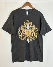 MJF AEW Wrestling Crate Men's Large Charcoal Gray S/S Graphic T-Shirt Tee