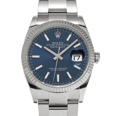 ROLEX Datejust 36 126234 Bright blue WATCH 723133