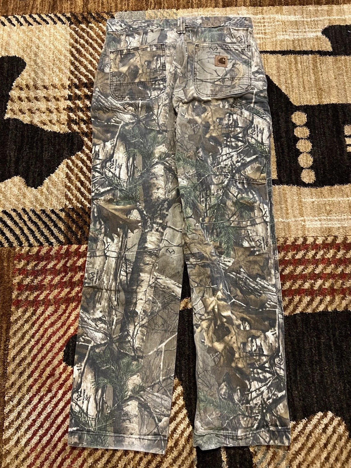 🟧🟧🟧 CARHARTT REALTREE CAMO PANTS RIGBY DUNGAREE 30 X 32 VERY RARE 102288 977