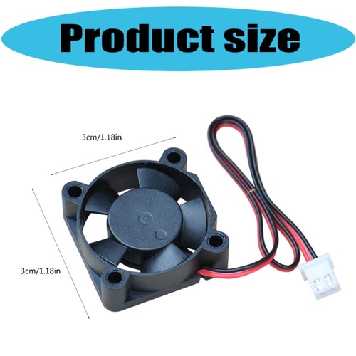 30X30x10mm Brushless Cooling Fan DC5V 12V 24V for 3D Printers and Device - Afbeelding 8 van 11