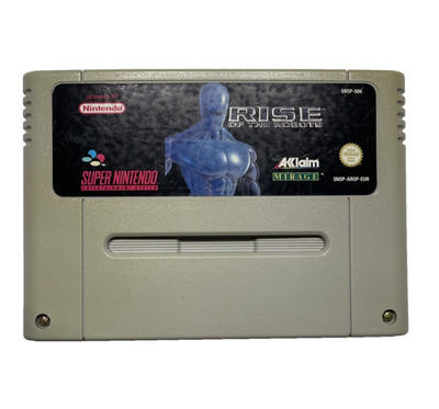 SNES, Super Nintendo Modul, Rise of the robots Nur Modul - Gereinigt & Getestet