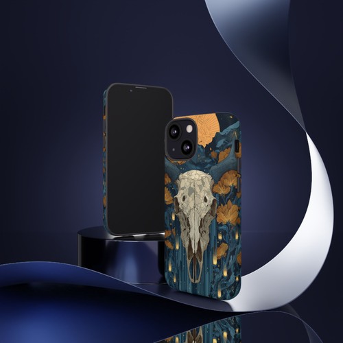 Phone Ink - Cover Case for iPhone Galaxy Pixel - Elk Skull Floral Silk Glow - Picture 97 of 261