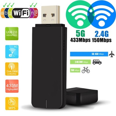 5G 2.4G dual bands 600Mbps Wifi USB Dongle Stick Adapter for MAG 250 254 256 270