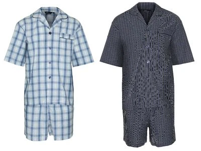 Men's Summer Pajama Set Short Sleeve Shirt Shorts Pajama by Champion luxury pj's