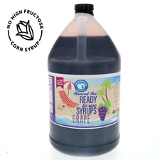 Hypothermias GRAPE Flavor Syrup 🍧 Snow Cone machine Shaved Ice Syrup GALLON
