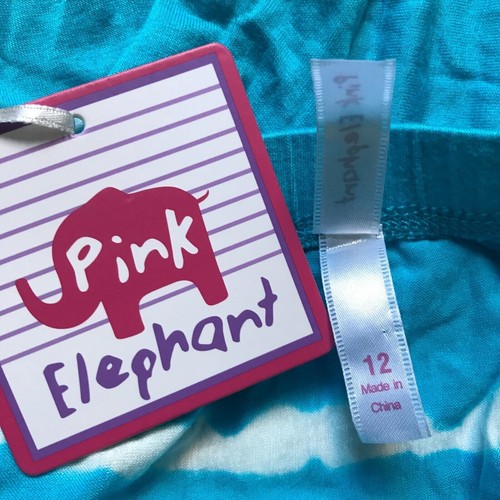 Pink Elephant Girl Tie Dye Summer Beach A-Line Long Skirt YOU PICK Size & Color - Picture 4 of 15