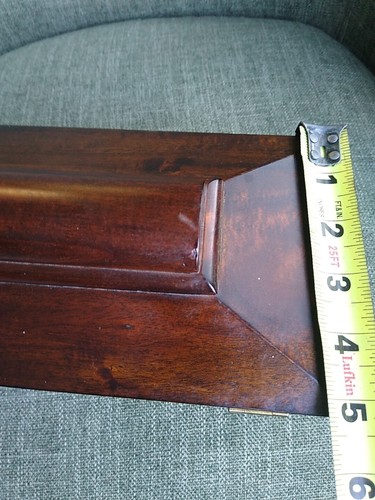 Wood Team Caddy Box Sarcophagus Shaped - Picture 5 of 16