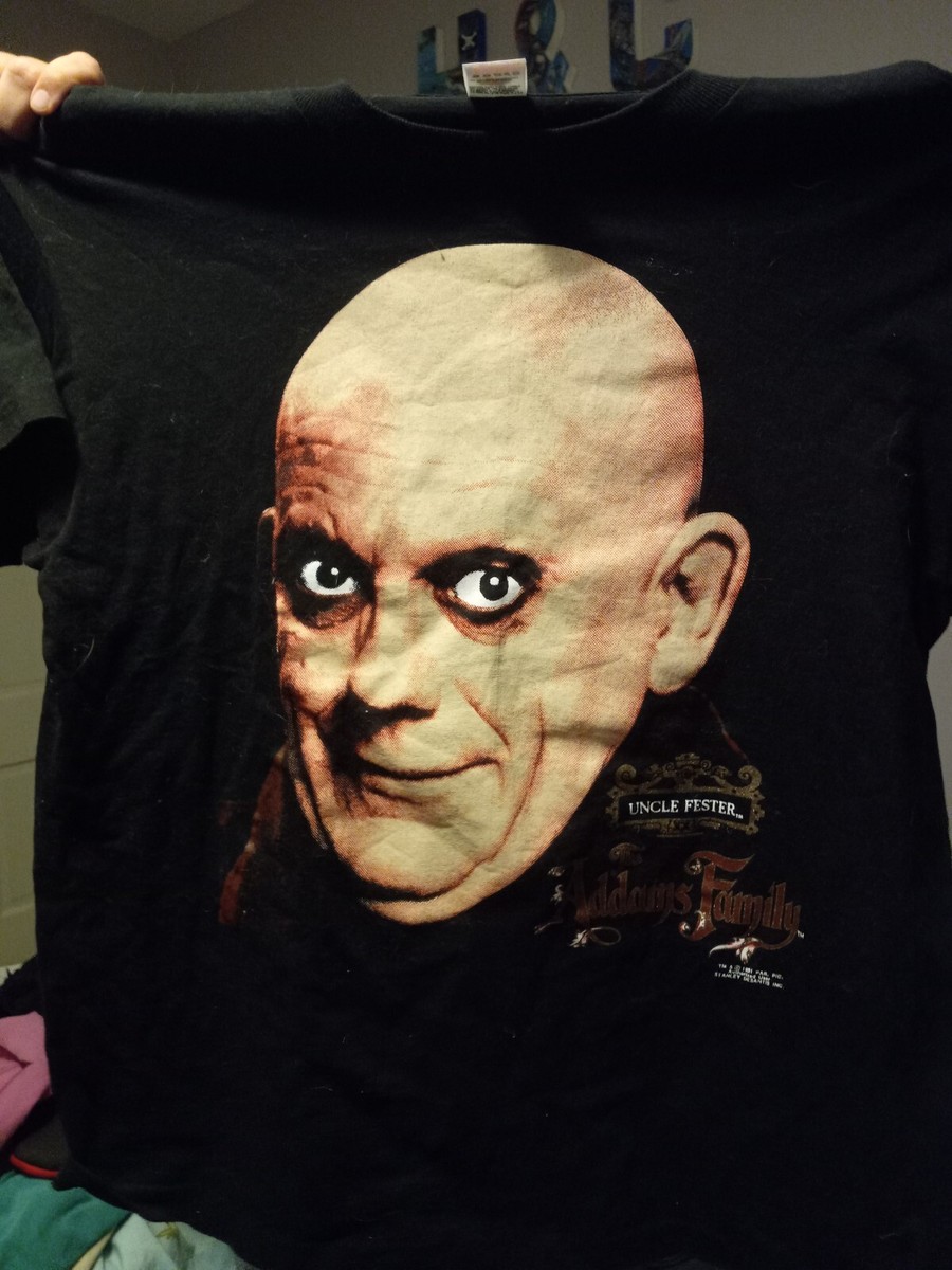 Vintage 90's The Addams Family Uncle Fester Tee T Shirt Size
