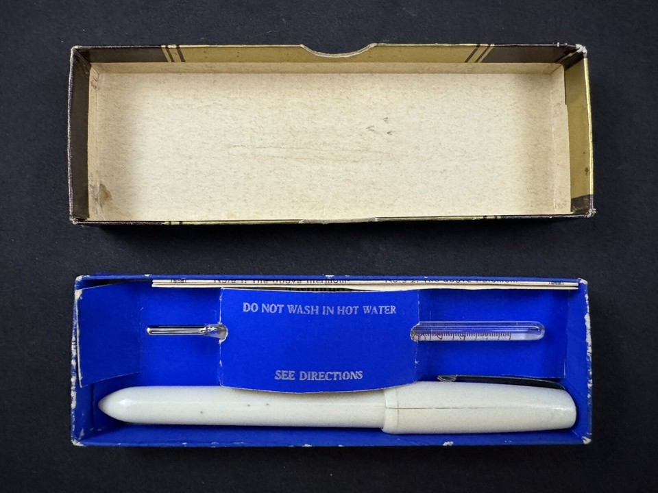 Vintage Becton Dickinson BD Medical Center Oral Thermometer TM 108 eBay