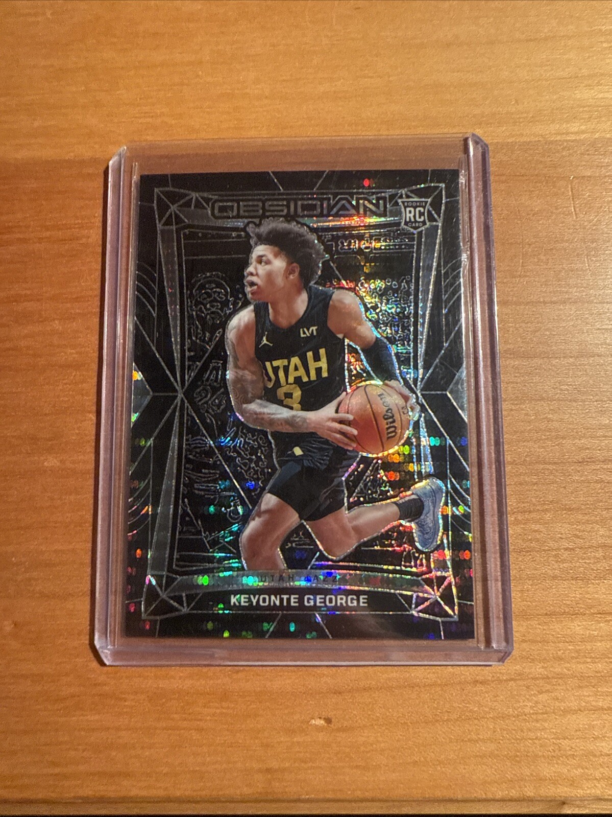 2023-24 Panini Obsidian #35 Keyonte George Electric Etch International