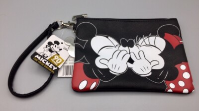 Disney Mickey Minnie Mouse Kissing Cosmetic Make up Bag Kohl's 2019 Cute
