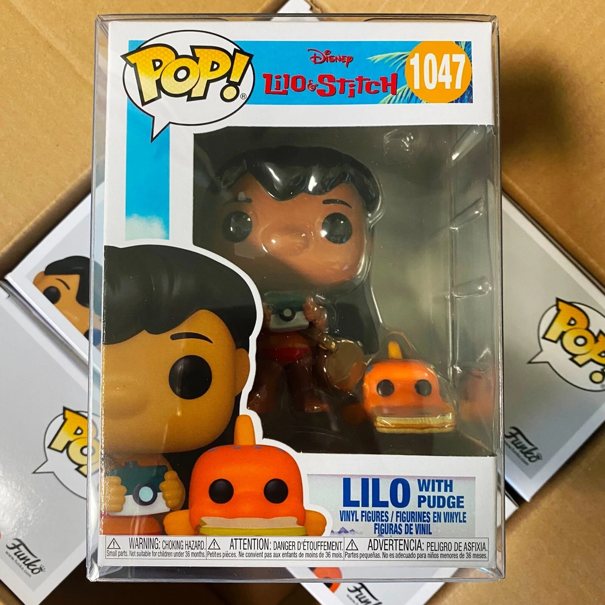 Lilo and Stitch LILO With Pudge Funko Pop #1047 Disney Vinyl Figure New!