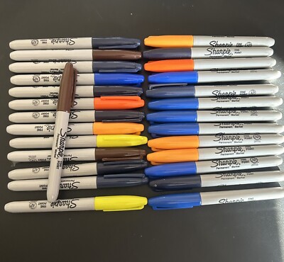 27 Count Assorted Fine Tip Sharpies 