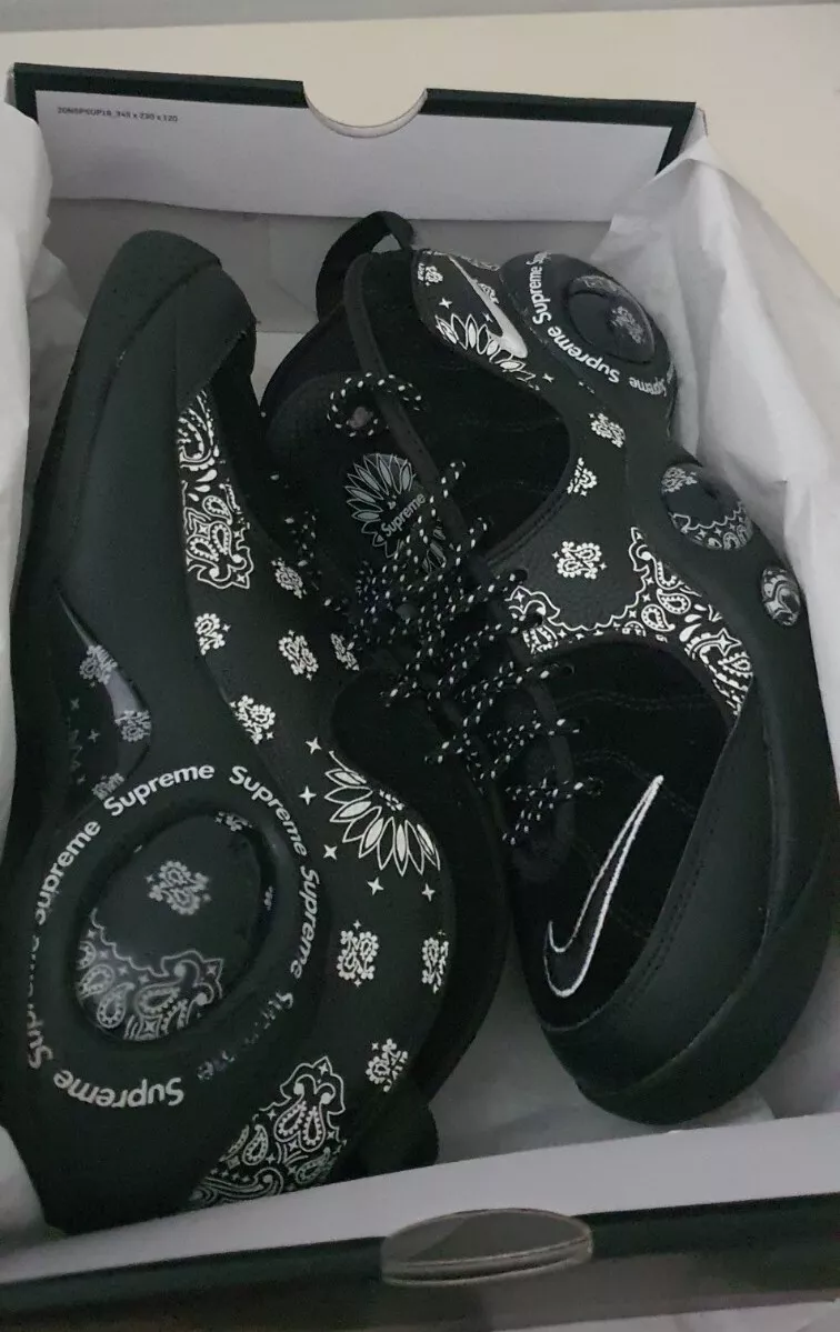 Lot bandana SS22 Supreme Nike Air Zoom Flight 95 SP noir UK 7,5 US 8, 42