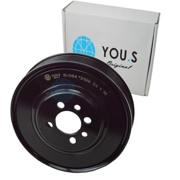 You.S Riemenscheibe Kurbelwelle FüR Audi A6 / A6 Avant (4B, C5) 2.0 - NEU-image