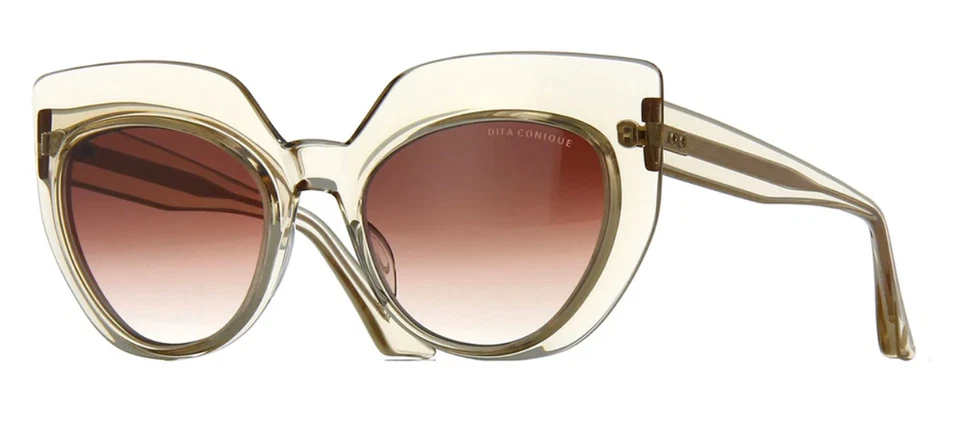 *Authentic* DITA Conique DTS 514 03 Rose Crystal Sunglasses *MSRP $400+* *NEW* - Image 2 of 4