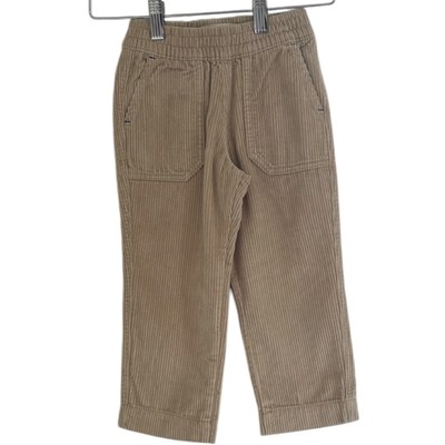 MINI BODEN 100% Cotton Tan Corduroy Pants Kids Size 2 - 3 Years New With Tags!