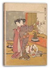 Kunstdruck Isoda Koryksai - Das Buch waschen