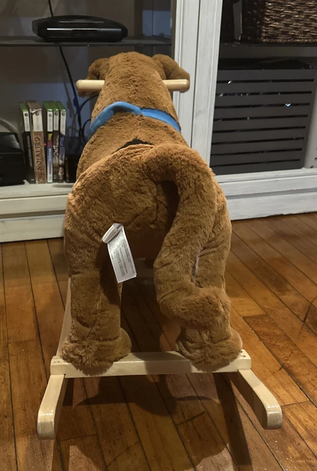 Scooby-Doo Toddler Plush Rocking Horse Hanna Barbera Cartoon Network - Image 4 of 4