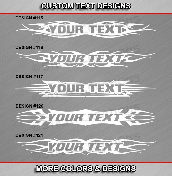 Fits AUDI Custom Text Decal Sticker Vinyl Graphic Windshield Window Design Car - Image 2 of 4