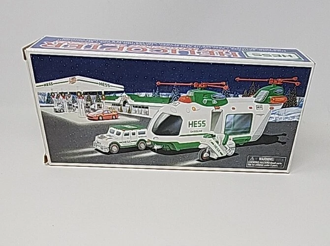 Hess truck helicopter with motorcycle hot sale and cruiser