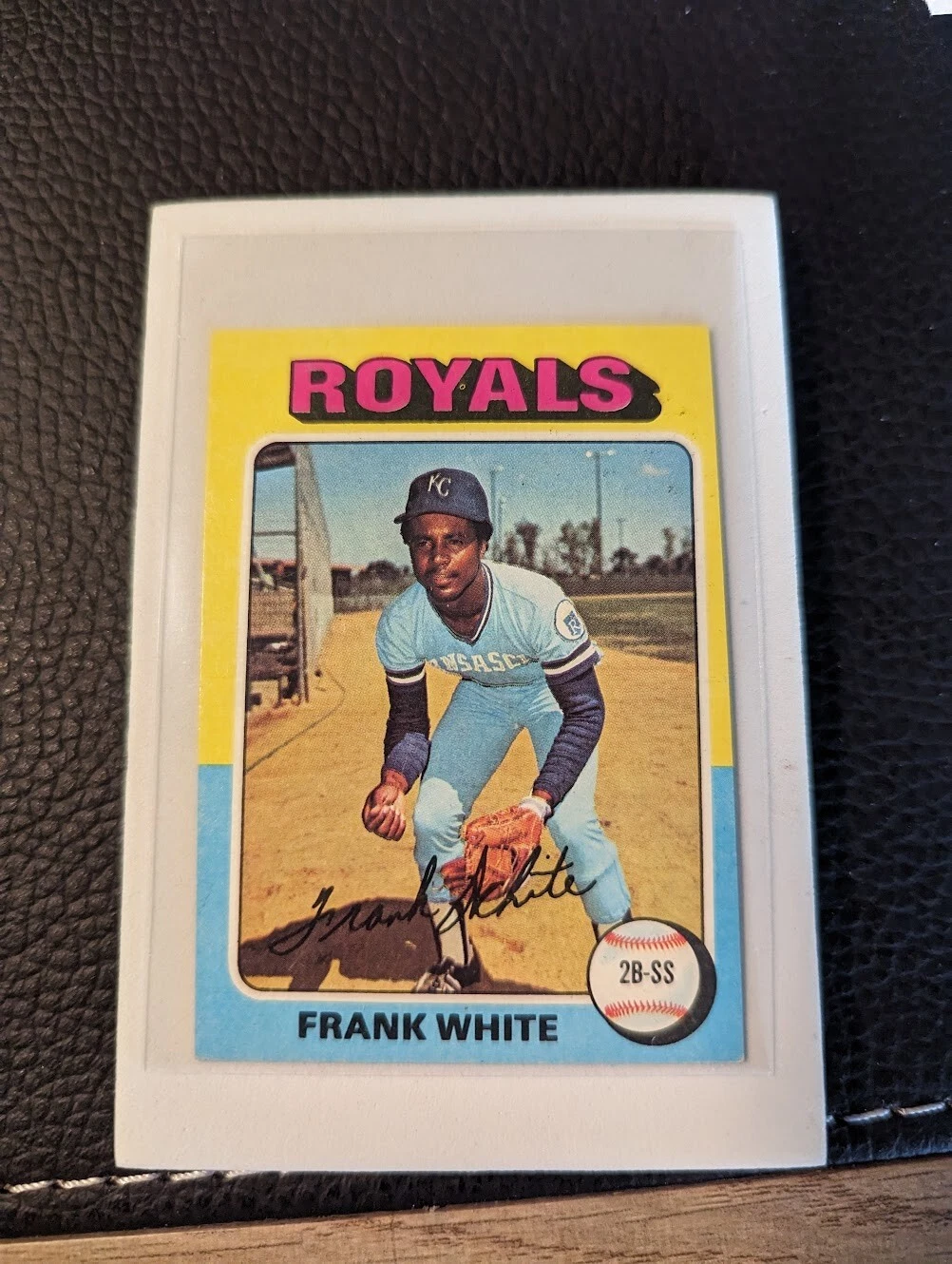 1975 Topps Baseball Frank White #569 Mini