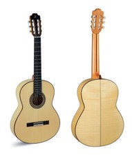 Flamencogitarre admira F4, massive Fichte / Zypresse, hochglanz