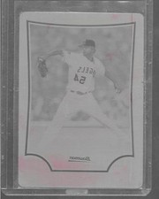 2009 Bowman Chrome - ERVIN SANTANA - Printing Press Plate 1 of 1 - ANGELS