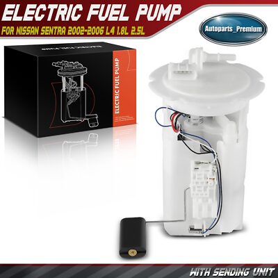 Fuel Pump Module Assembly Port For Nissan Sentra 2002-2006 1.8L 2.5L with 1 Tube