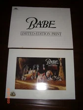 Babe (The Movie) A Little Pig 1996 RARE Limited Edition Large 23" Art Print