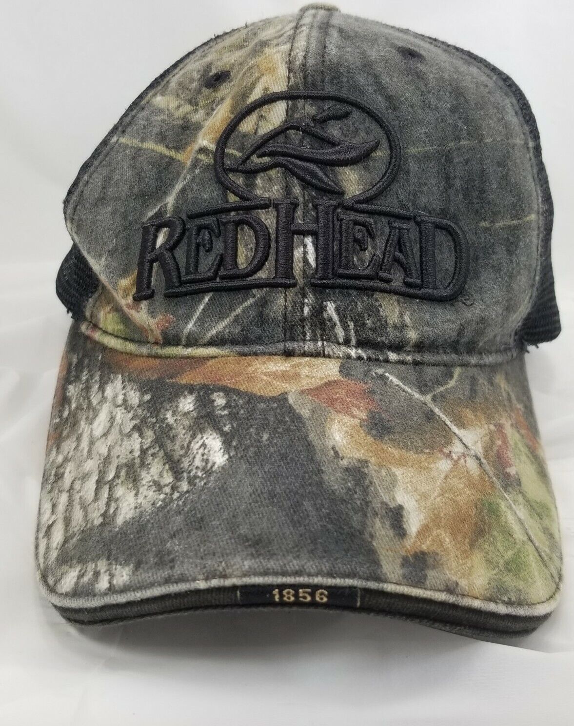 Red head Camo Mesh Back Adjustable Hat Duck Hunting