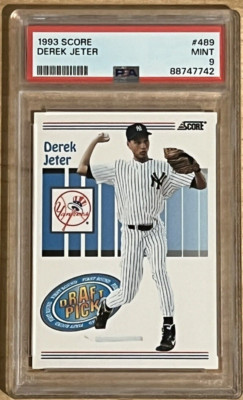 1993 Score Rookie Derek Jeter #489 New York Yankees PSA 9 | eBay