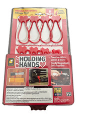 Ruby Holding Hands Ultra-Powerful Magnetic Silicone Zip Ties, AS-SEEN-ON-TV
