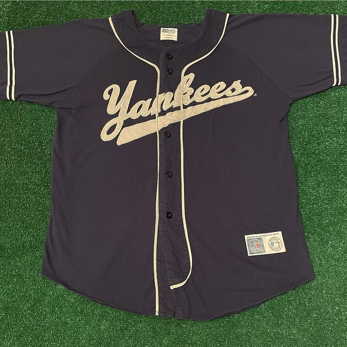 VTG 90s Y2k New York Yankees Baseball Jersey Mlb Rare Vintage Mens Size M  Blank