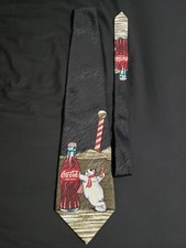 Vintage 90s 1995 Coca Cola Polar Bear Men's Neck Tie NEW NWT