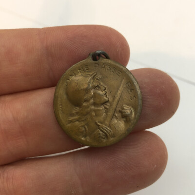 THE BATTLE OF VERDUN 21 1916 WW1 ON NE PASSE PAS MEDAL BY VERNIER ASPICD