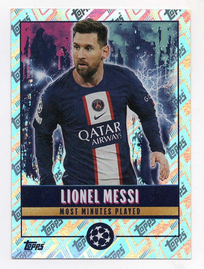 514 Lionel Messi Topps UEFA Champions League 2022-2023 Foil