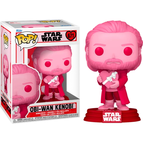 Star Wars - Obi-Wan Kenobi Pink (Valentine) Pop! Vinyl Figure #671