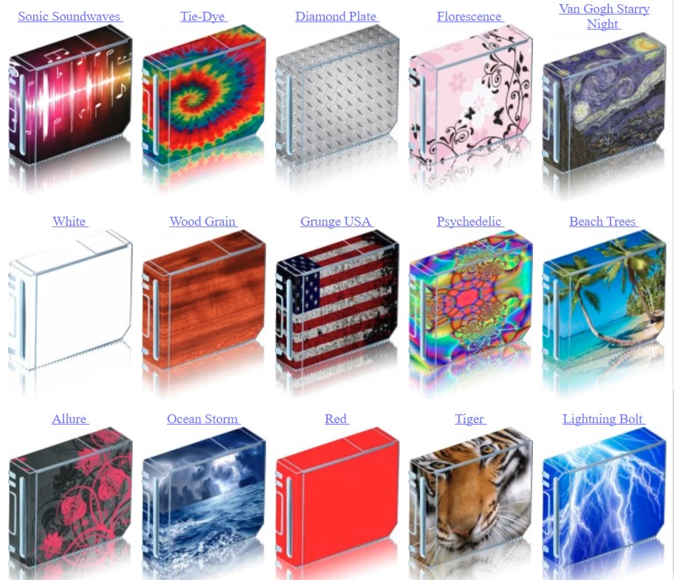 Any 1 Vinyl Decal/Skin for Nintendo Wii Console + 2 Controllers - Free US Ship! - Image 2 of 4