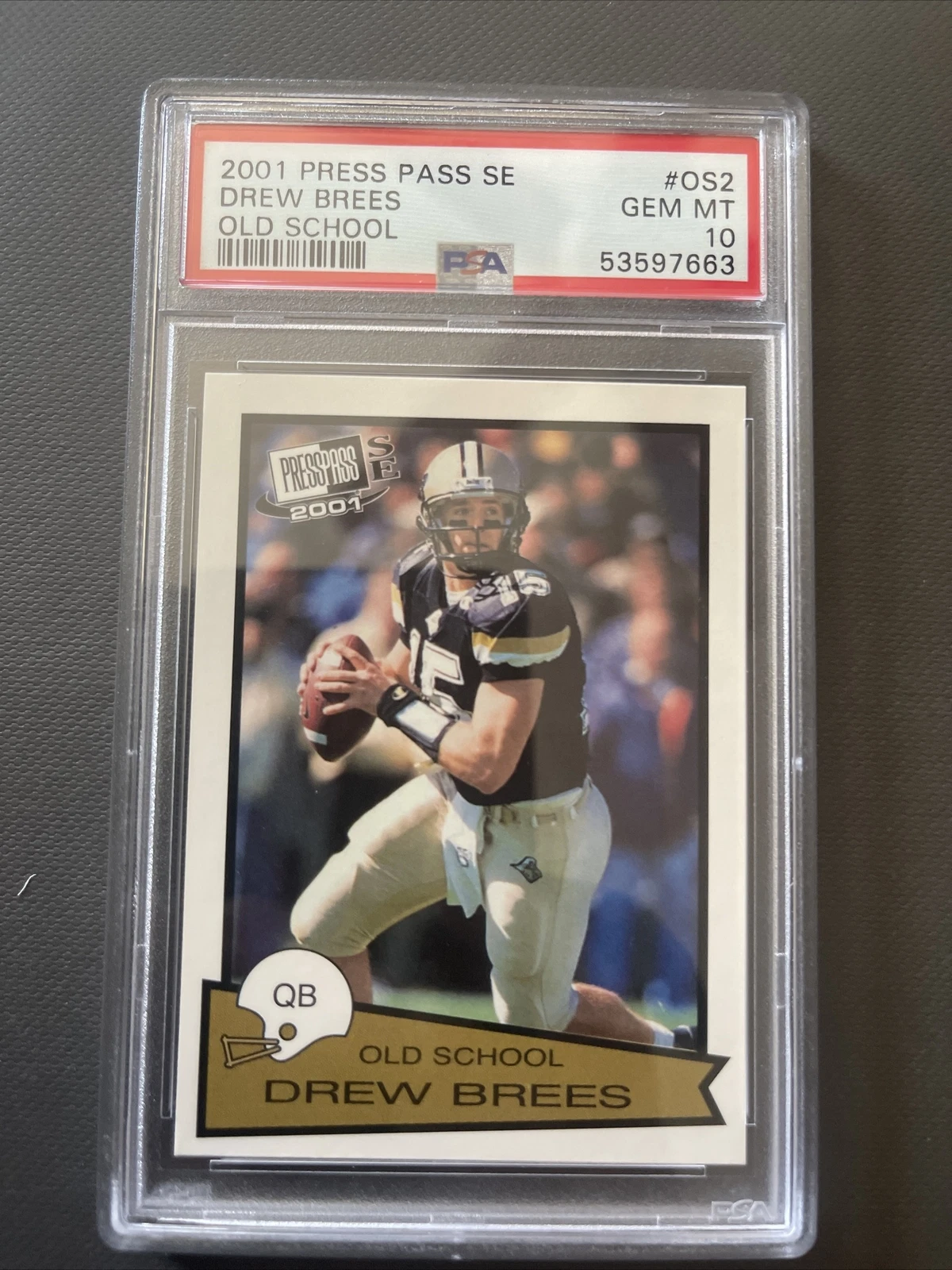 Drew Brees Press Pass Se Old School #OS2 Base