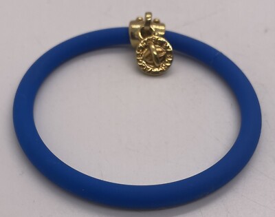 Marc By Marc Jacobs Electric Blue Lemonade Rubber Bracelet 