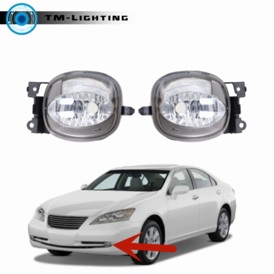 For 2007-2009 Lexus ES350 Front Fog Lights Bumper Lamps kits Left&Right Side