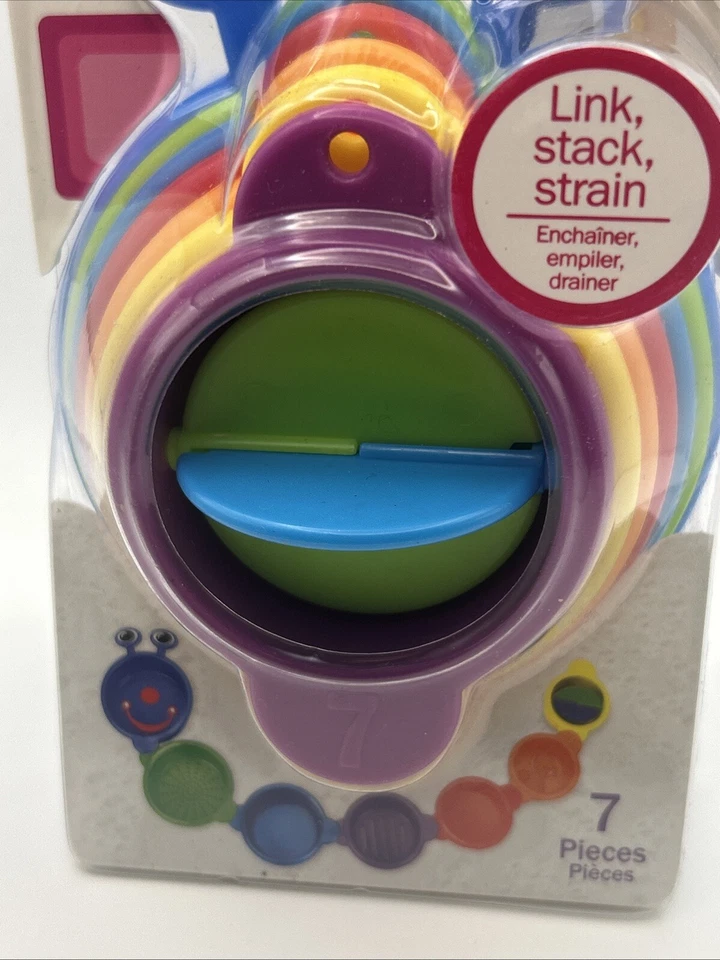 Munchkin Caterpillar Spillers Bath Toy - Developmental Play Cups - New A2 - Image 4 of 4