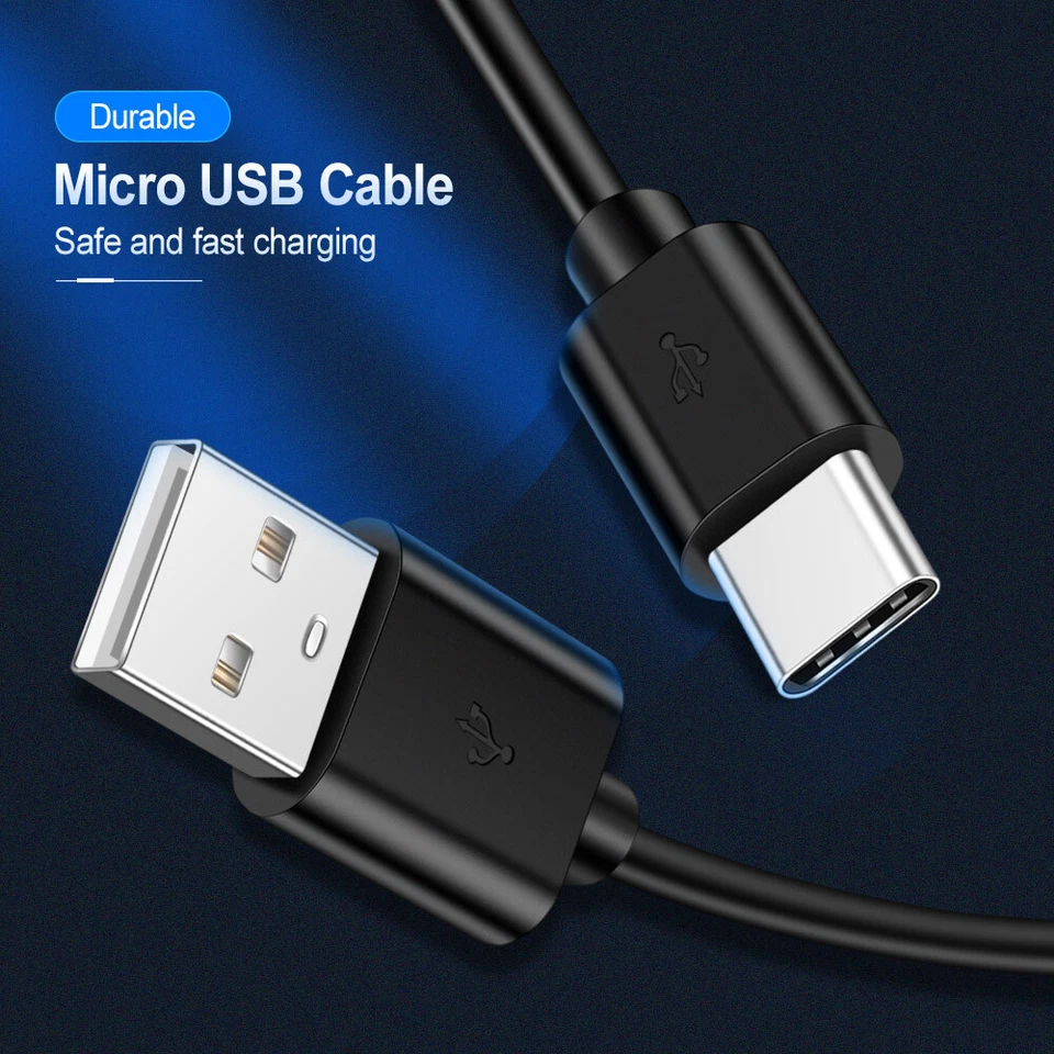 USB-C Type-C Data Sync Charger Fast Charging Cable For Xiaomi Samsung Universal - Image 3 of 4