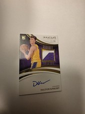 DALTON KNECHT 2024-25 IMMACULATE RPA PATCH AUTOGRAPH RC AUTO FLAWLESS PANINI /99